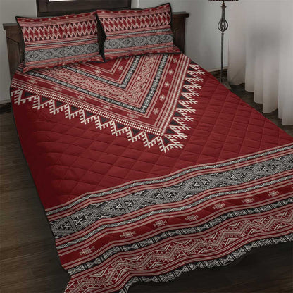Tunisian Embroidery Pattern Quilt Bed Set - African Pride