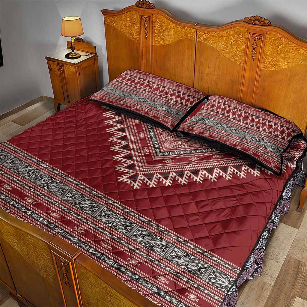 Tunisian Embroidery Pattern Quilt Bed Set - African Pride