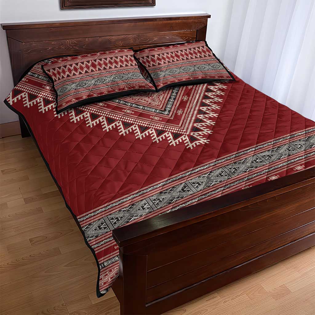Tunisian Embroidery Pattern Quilt Bed Set - African Pride