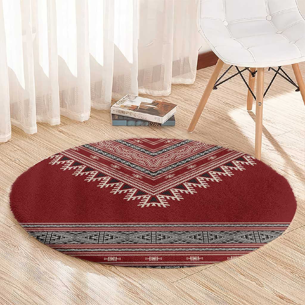 Tunisian Embroidery Pattern Round Carpet - African Pride