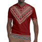 Tunisian Embroidery Pattern Rugby Jersey LT9