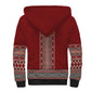 Tunisian Embroidery Pattern Sherpa Hoodie - African Pride