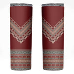 Tunisian Embroidery Pattern Skinny Tumbler - African Pride