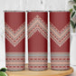 Tunisian Embroidery Pattern Skinny Tumbler - African Pride