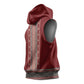 Tunisian Embroidery Pattern Sleeveless Hoodie - African Pride