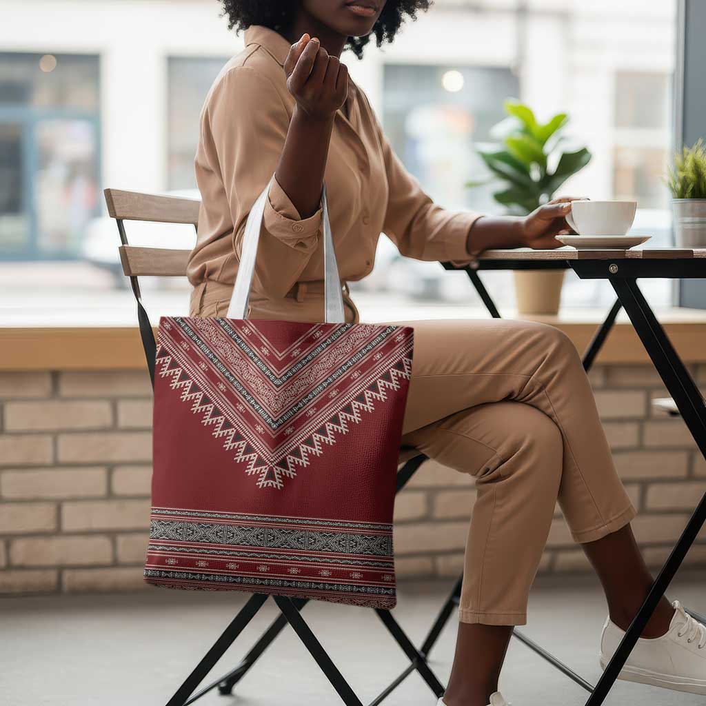 Tunisian Embroidery Pattern Tote Bag - African Pride