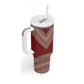 Tunisian Embroidery Pattern Tumbler With Handle - African Pride