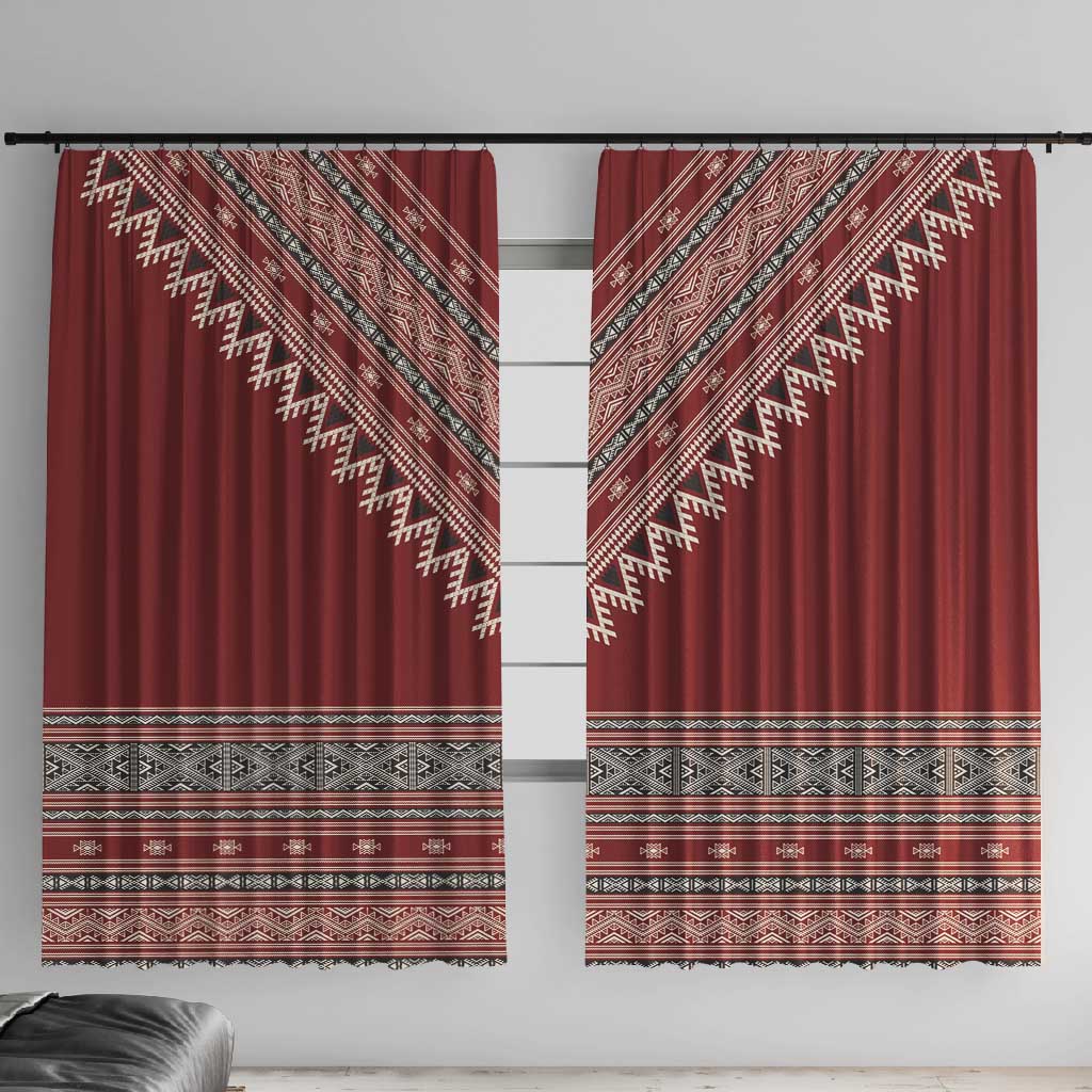 Tunisian Embroidery Pattern Window Curtain - African Pride