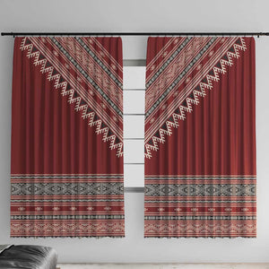 Tunisian Embroidery Pattern Window Curtain - African Pride