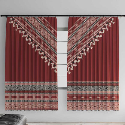 Tunisian Embroidery Pattern Window Curtain - African Pride