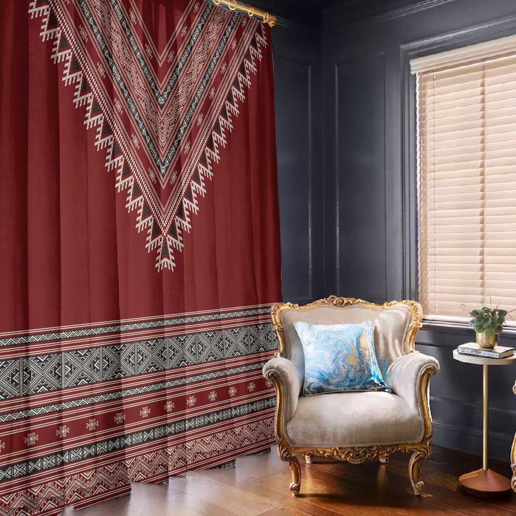 Tunisian Embroidery Pattern Window Curtain - African Pride