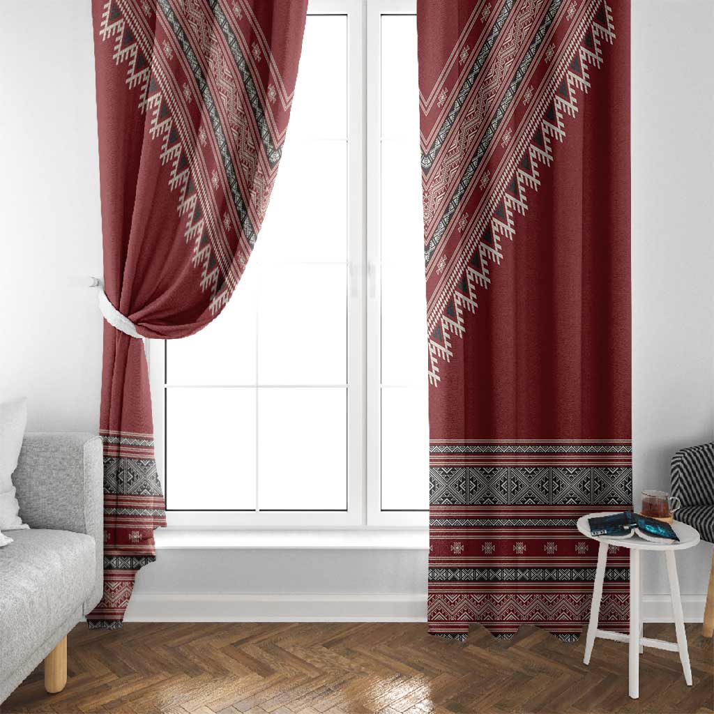 Tunisian Embroidery Pattern Window Curtain - African Pride