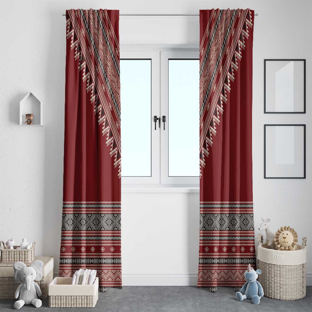 Tunisian Embroidery Pattern Window Curtain - African Pride