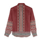 Tunisian Embroidery Pattern Women Casual Shirt - African Pride