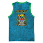 African Volcano Kilimanjaro Tanzania Basketball Jersey Grunge Flag Map of Tanzania - African Pride