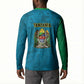 African Volcano Kilimanjaro Tanzania Button Sweatshirt Grunge Flag Map of Tanzania