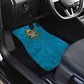 African Volcano Kilimanjaro Tanzania Car Mats Grunge Flag Map of Tanzania - African Pride