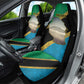 African Volcano Kilimanjaro Tanzania Car Seat Cover Grunge Flag Map of Tanzania - African Pride