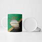 African Volcano Kilimanjaro Tanzania Ceramic Mug Grunge Flag Map of Tanzania