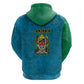African Volcano Kilimanjaro Tanzania Hoodie Grunge Flag Map of Tanzania - African Pride