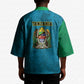 African Volcano Kilimanjaro Tanzania Kimono Grunge Flag Map of Tanzania
