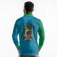 African Volcano Kilimanjaro Tanzania Long Sleeve Polo Shirt Grunge Flag Map of Tanzania - African Pride