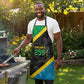 Tanzania 255 Apron African Mix Pattern Flag Motif