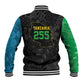 Tanzania 255 Baseball Jacket African Mix Pattern Flag Motif - African Pride
