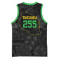 Tanzania 255 Basketball Jersey African Mix Pattern Flag Motif LT9