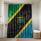 Tanzania 255 Bathroom Set African Mix Pattern Flag Motif