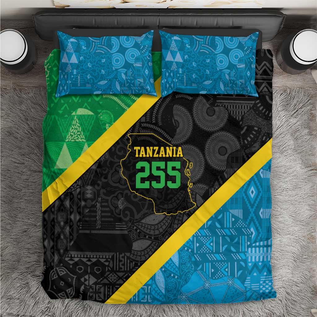 Tanzania 255 Bedding Set African Mix Pattern Flag Motif - African Pride