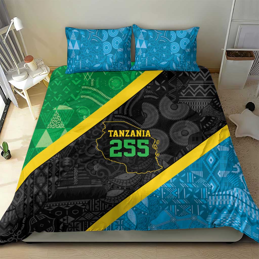 Tanzania 255 Bedding Set African Mix Pattern Flag Motif - African Pride