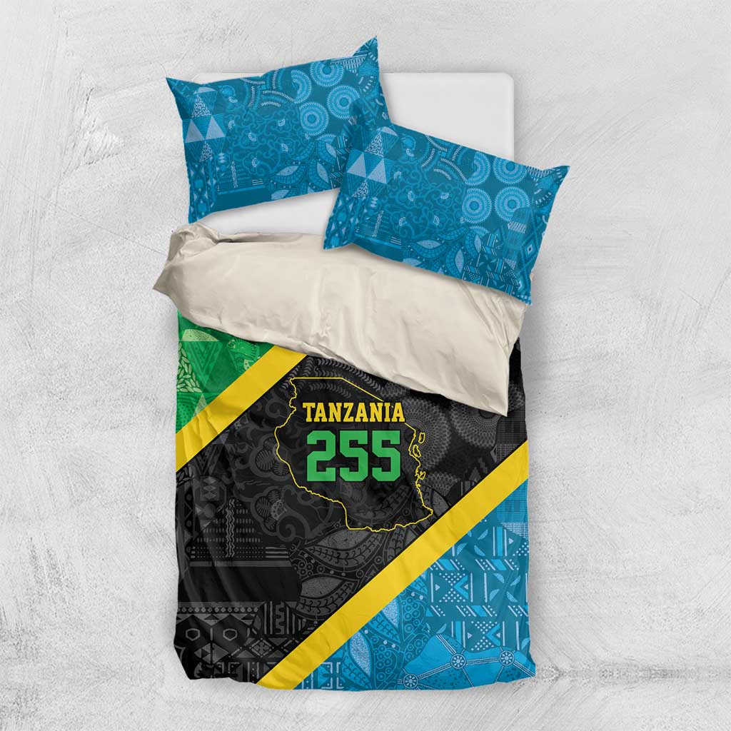 Tanzania 255 Bedding Set African Mix Pattern Flag Motif - African Pride