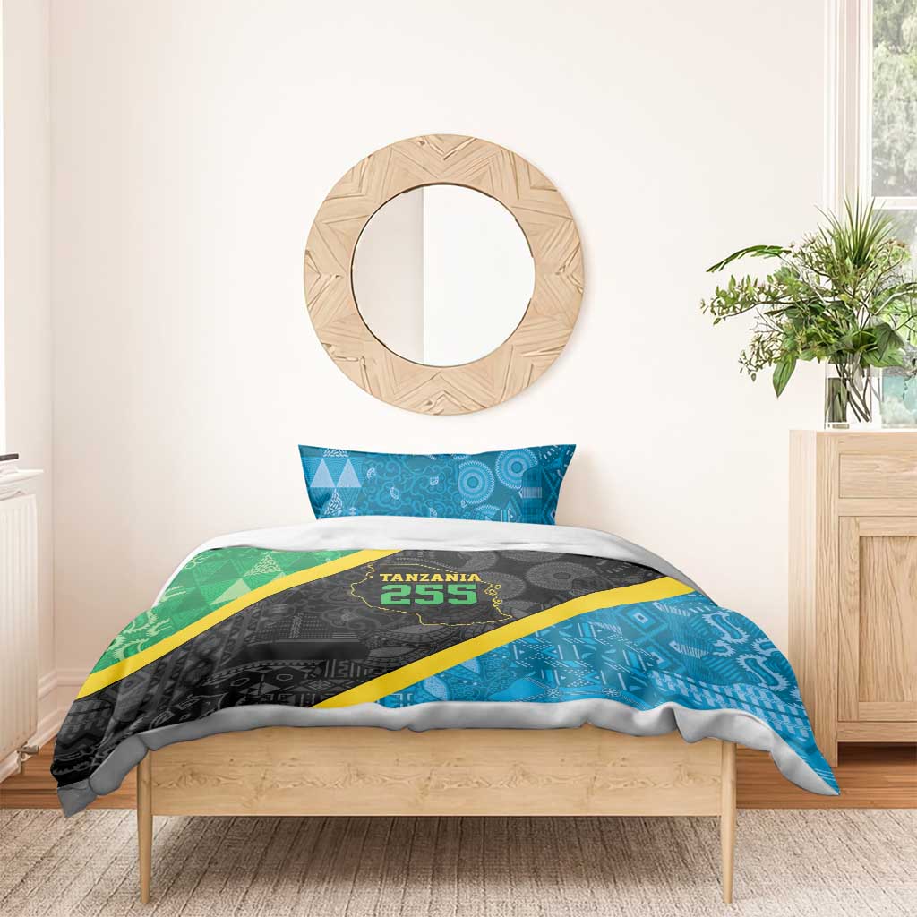 Tanzania 255 Bedding Set African Mix Pattern Flag Motif - African Pride