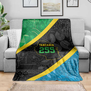 Tanzania 255 Blanket African Mix Pattern Flag Motif - African Pride