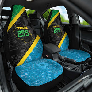 Tanzania 255 Car Seat Cover African Mix Pattern Flag Motif - African Pride