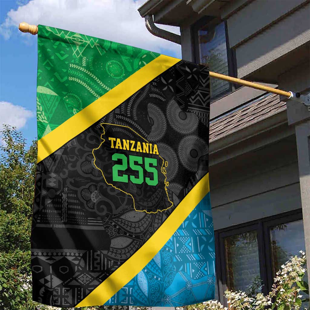 Tanzania 255 Garden Flag African Mix Pattern Flag Motif - African Pride