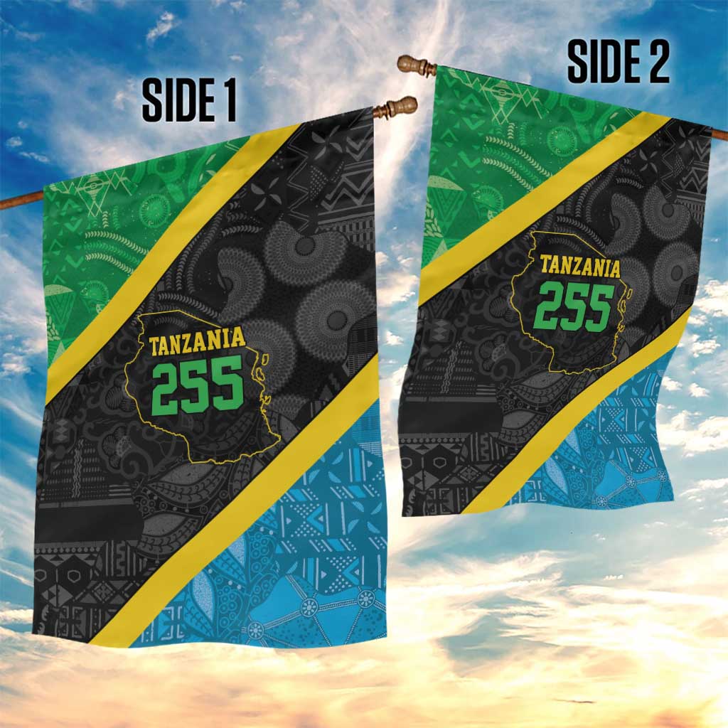 Tanzania 255 Garden Flag African Mix Pattern Flag Motif - African Pride