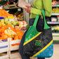 Tanzania 255 Grocery Bag African Mix Pattern Flag Motif - African Pride