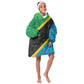 Tanzania 255 Kid Wearable Blanket Hoodie African Mix Pattern Flag Motif - African Pride