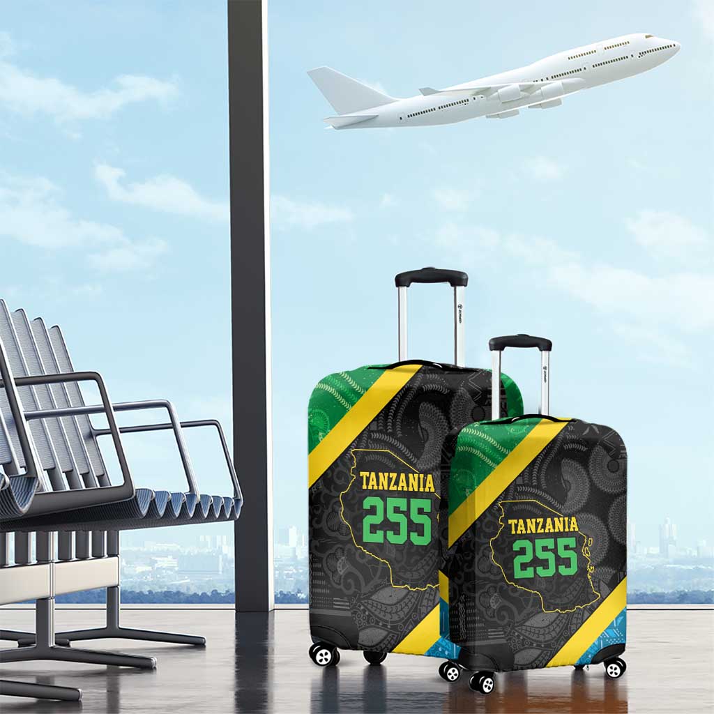 Tanzania 255 Luggage Cover African Mix Pattern Flag Motif - African Pride