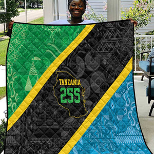 Tanzania 255 Quilt African Mix Pattern Flag Motif - African Pride
