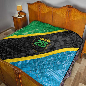 Tanzania 255 Quilt African Mix Pattern Flag Motif - African Pride
