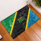 Tanzania 255 Rubber Doormat African Mix Pattern Flag Motif - African Pride