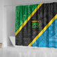 Tanzania 255 Shower Curtain African Mix Pattern Flag Motif - African Pride