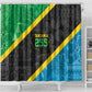 Tanzania 255 Shower Curtain African Mix Pattern Flag Motif - African Pride