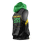 Tanzania 255 Sleeveless Hoodie African Mix Pattern Flag Motif - African Pride