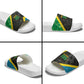 Tanzania 255 Slide Sandals African Mix Pattern Flag Motif