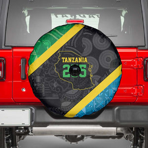 Tanzania 255 Spare Tire Cover African Mix Pattern Flag Motif - African Pride
