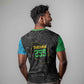 Tanzania 255 T shirt African Mix Pattern Flag Motif - African Pride